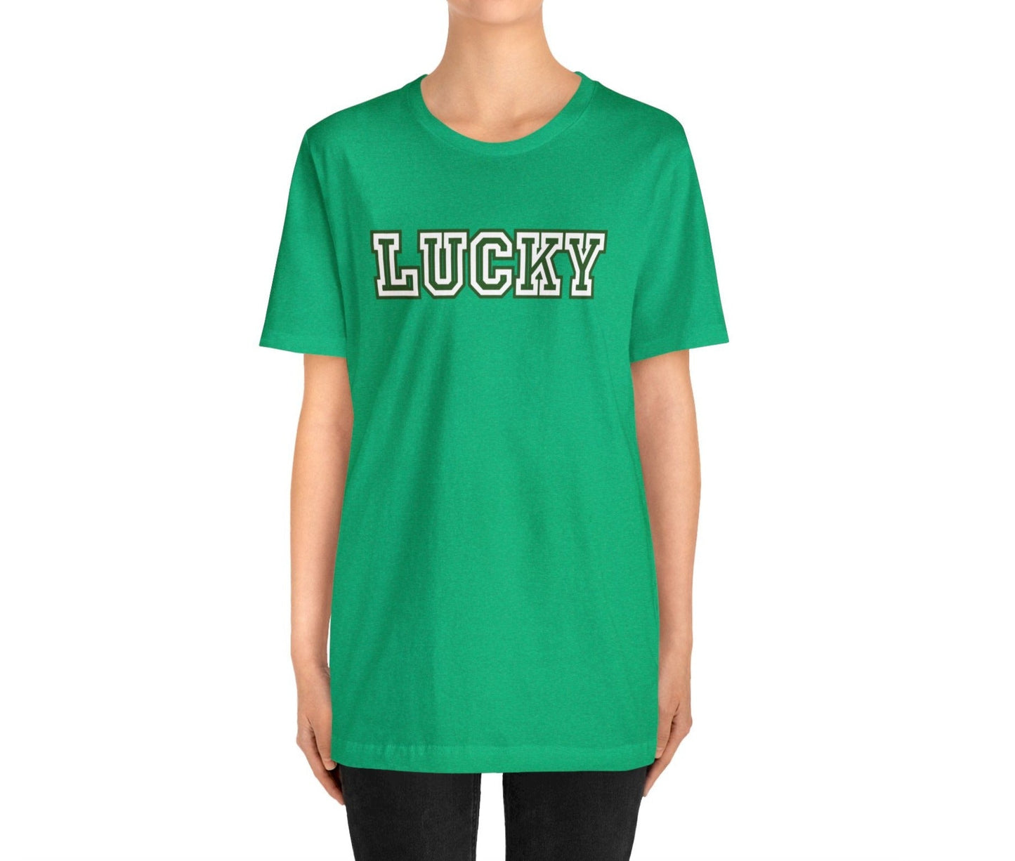Lucky Varsity Unisex Jersey Tee - Global Village Kailua Boutique