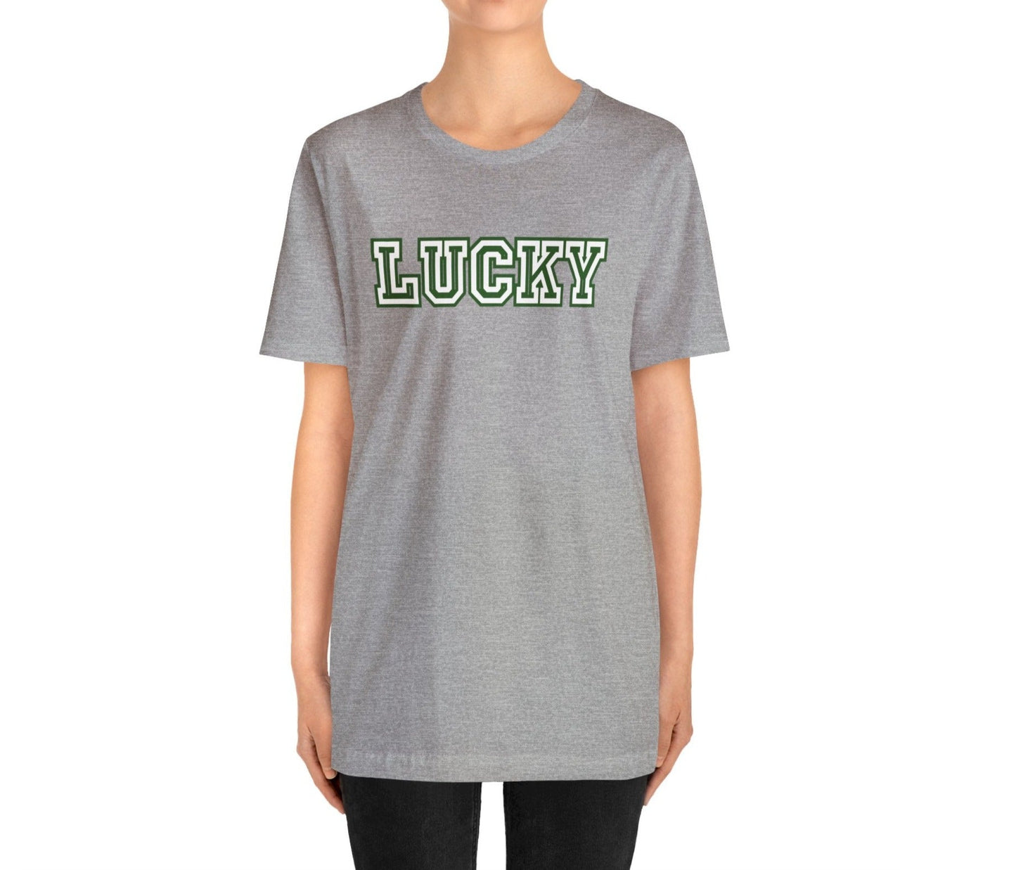 Lucky Varsity Unisex Jersey Tee - Global Village Kailua Boutique