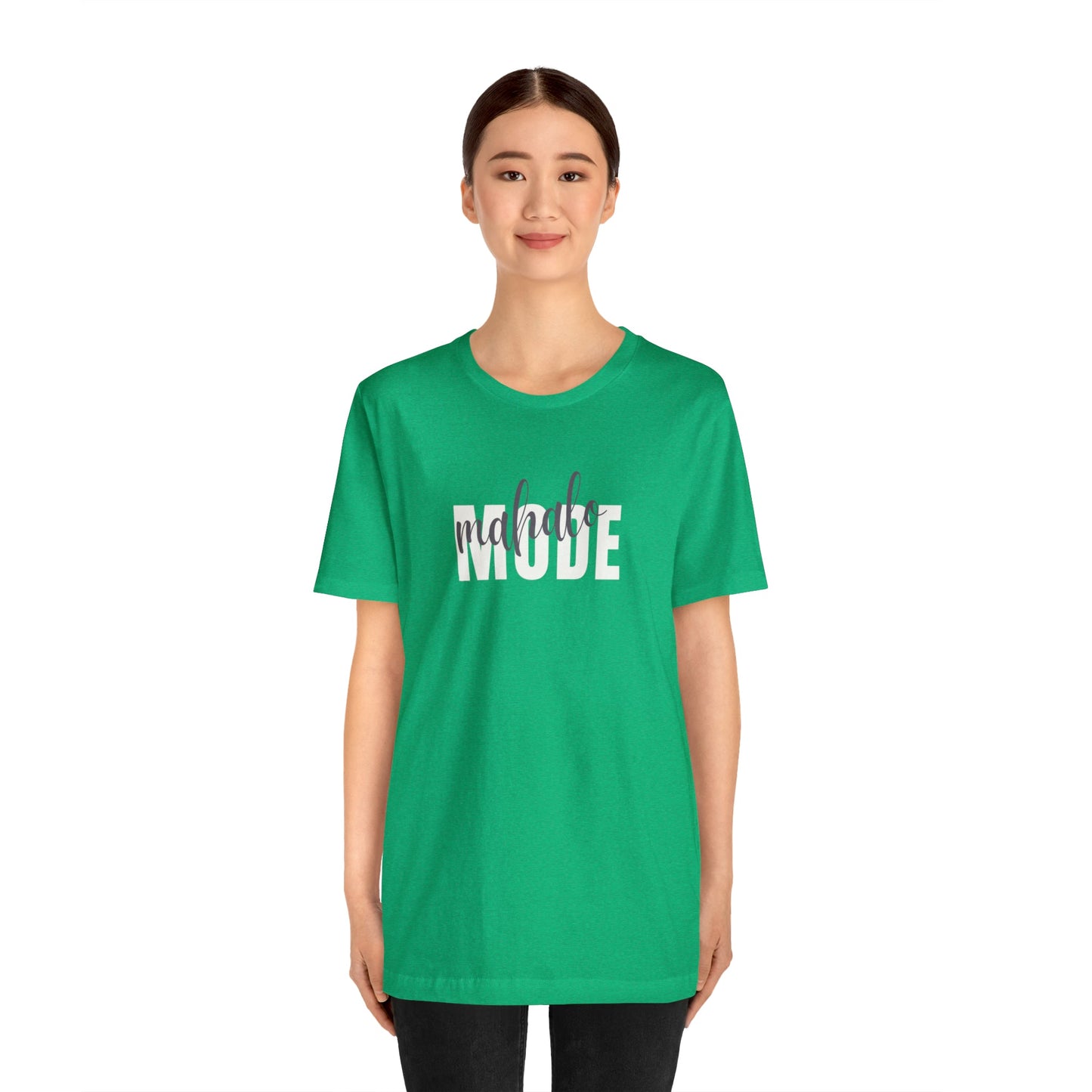 Mahalo Mode Layered Unisex Jersey Short Sleeve Tee - Global Village Kailua Boutique