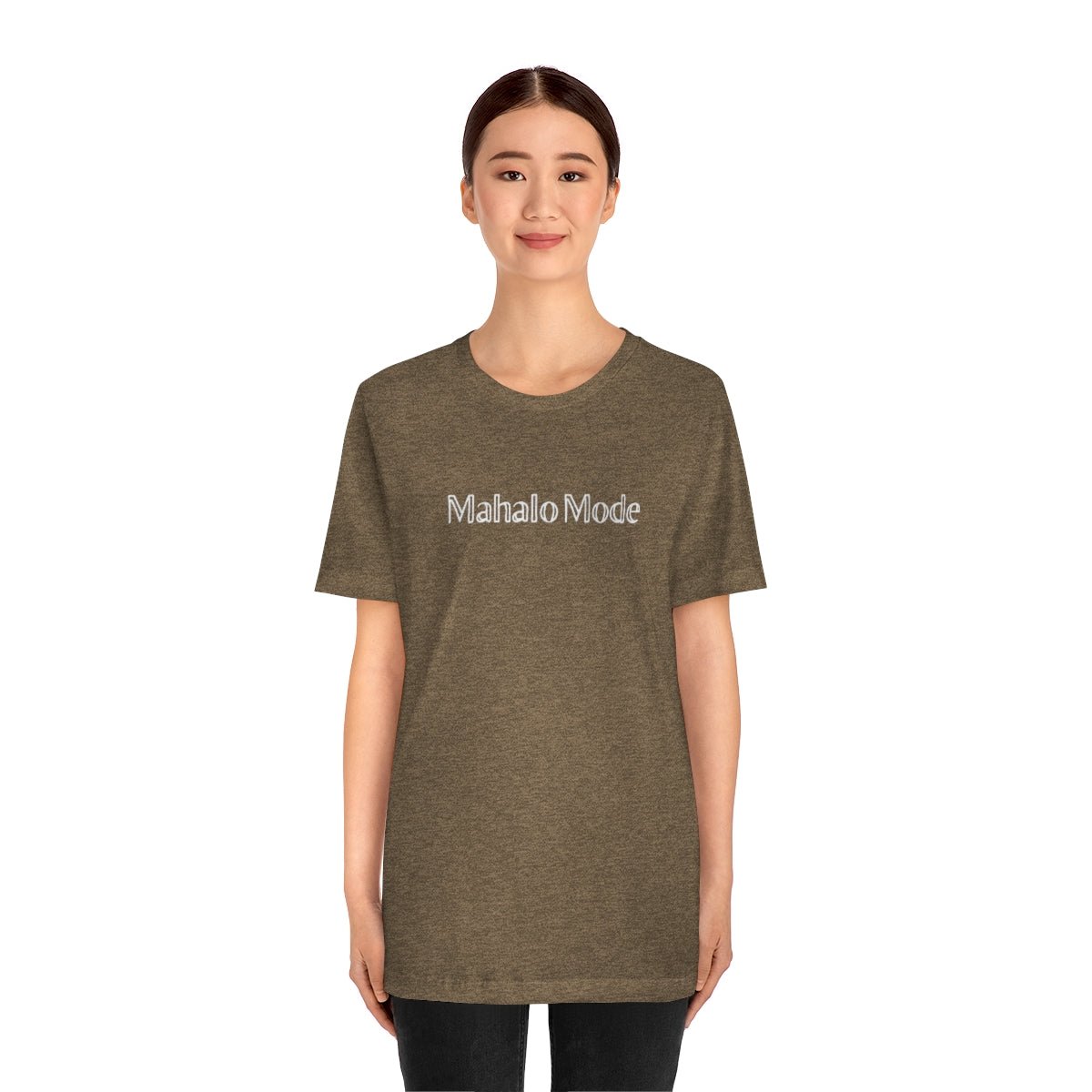 Mahalo Mode Unisex Jersey Tee Global Village Kailua Boutique