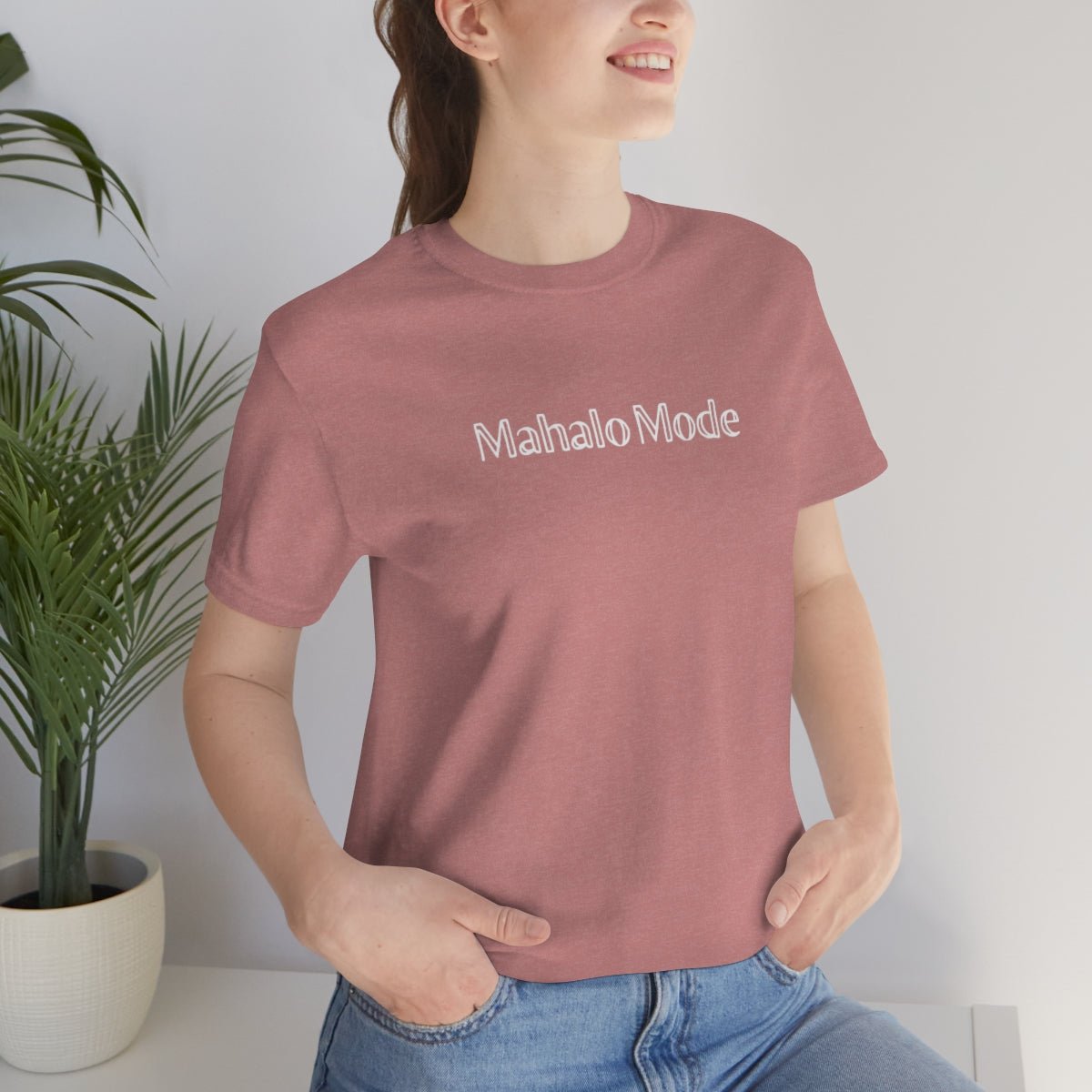 Mahalo Mode Unisex Jersey Tee Global Village Kailua Boutique