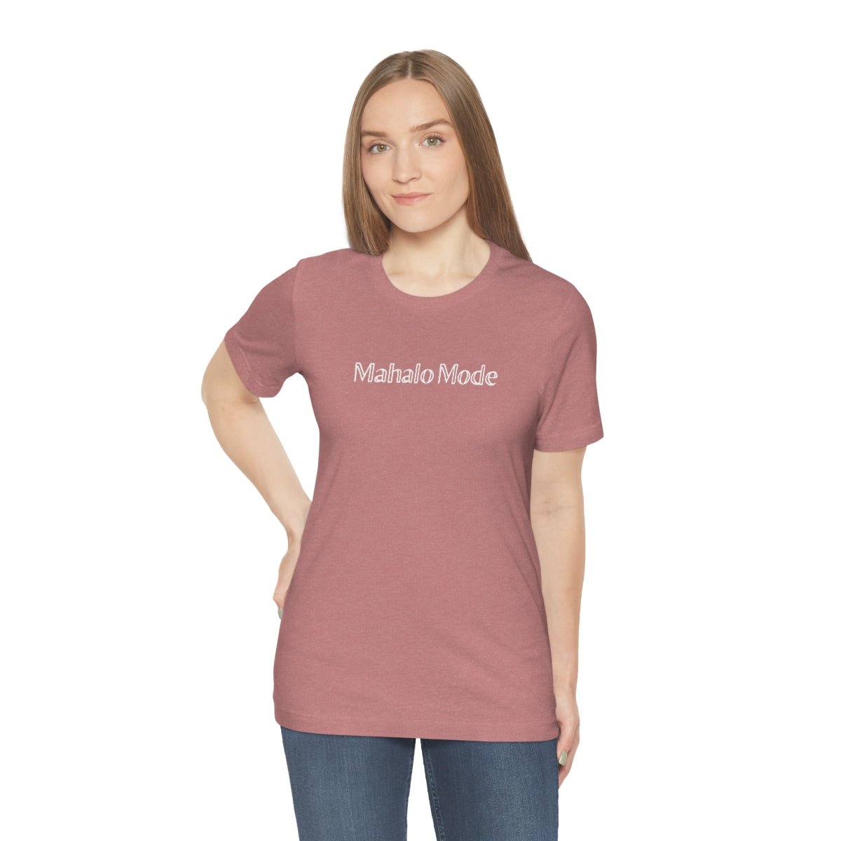 Mahalo Mode Unisex Jersey Tee Global Village Kailua Boutique