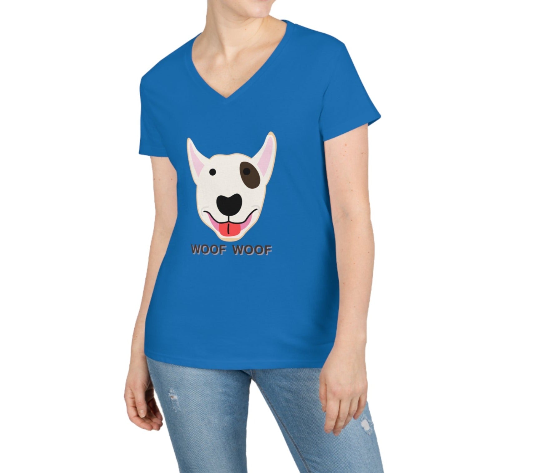 Maile Ladies' V Neck T-Shirt - Global Village Kailua Boutique