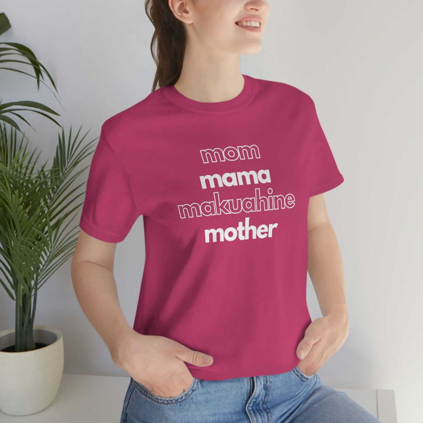 Makuahine Mom Mama Unisex Jersey Tee Global Village Kailua Boutique