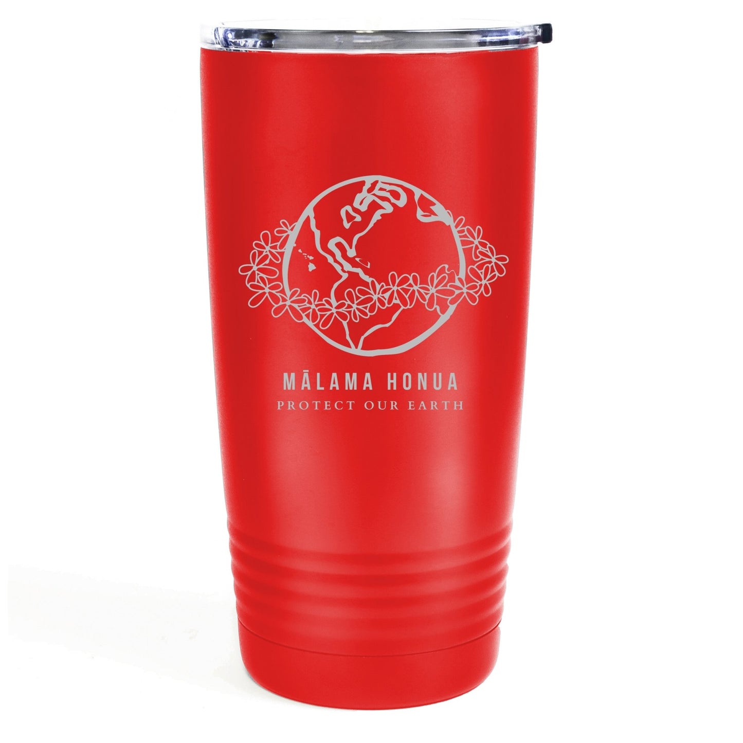 Mālama Honua 20oz Etched Tumbler Global Village Kailua Boutique