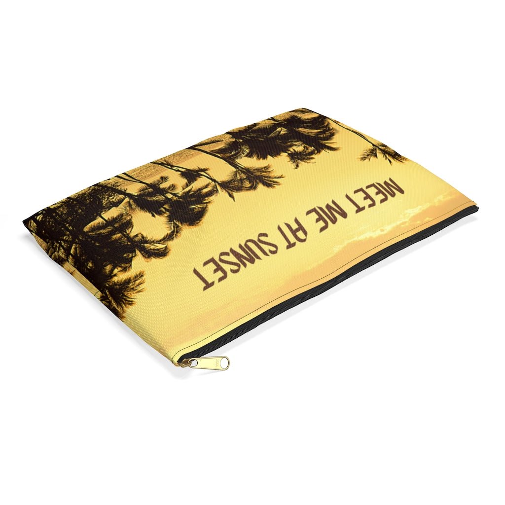 Meet Me at Sunset Zip Pouch Global Village Kailua Boutique