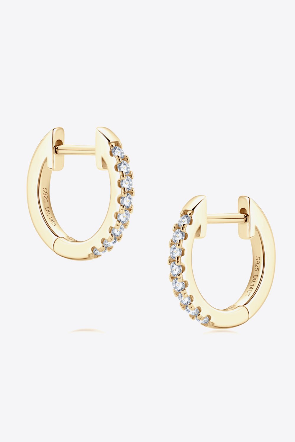 Moissanite Huggie Earrings - Global Village Kailua Boutique