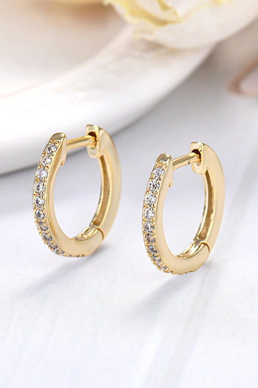 Moissanite Huggie Earrings - Global Village Kailua Boutique