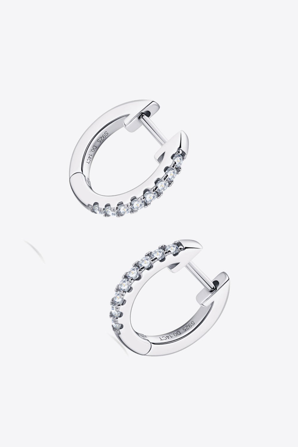 Moissanite Huggie Earrings - Global Village Kailua Boutique