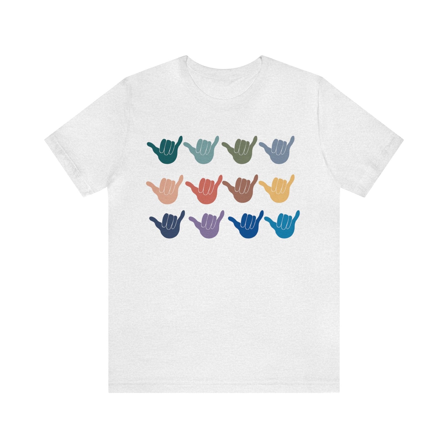 Multi Shaka Unisex Jersey Tee - Global Village Kailua Boutique