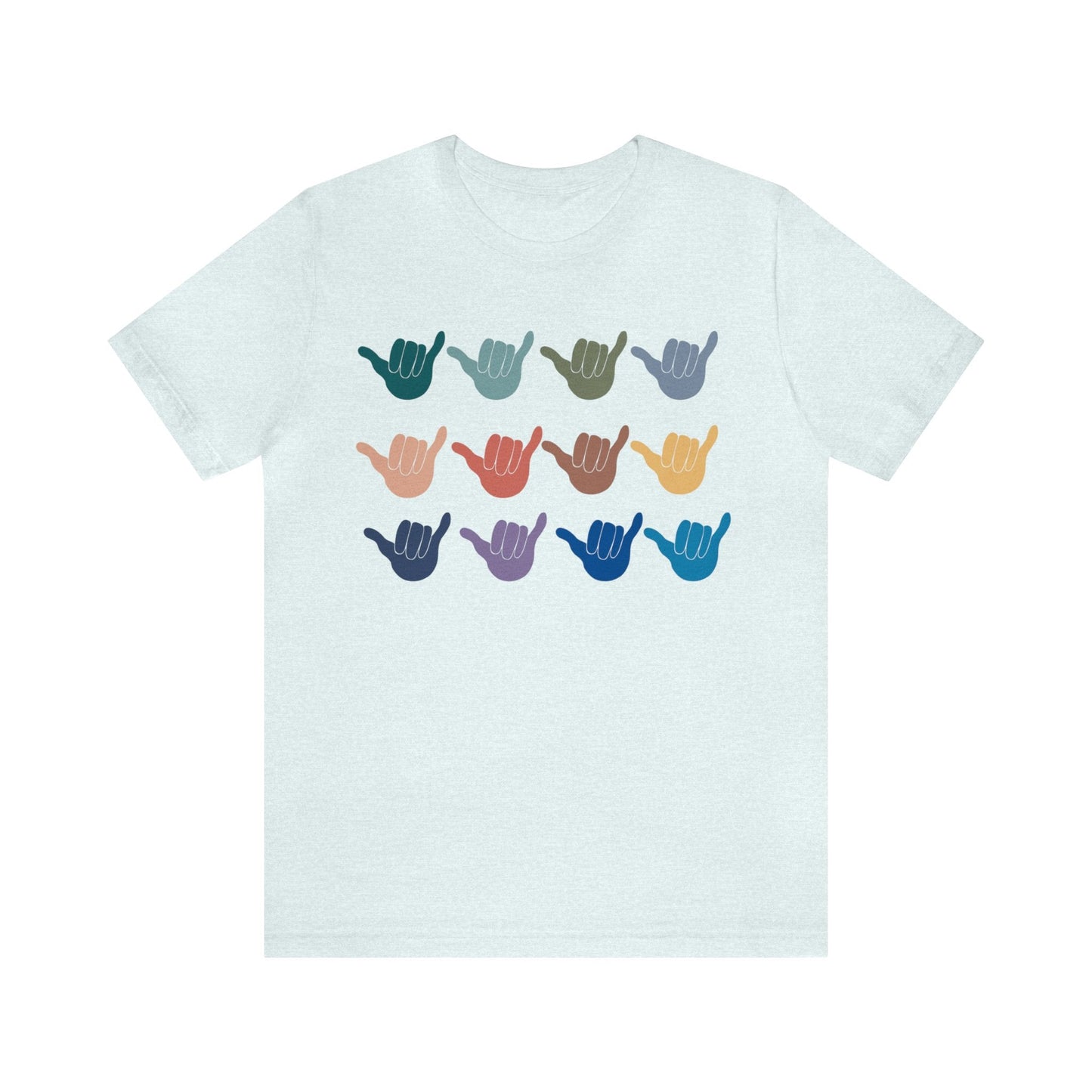 Multi Shaka Unisex Jersey Tee - Global Village Kailua Boutique