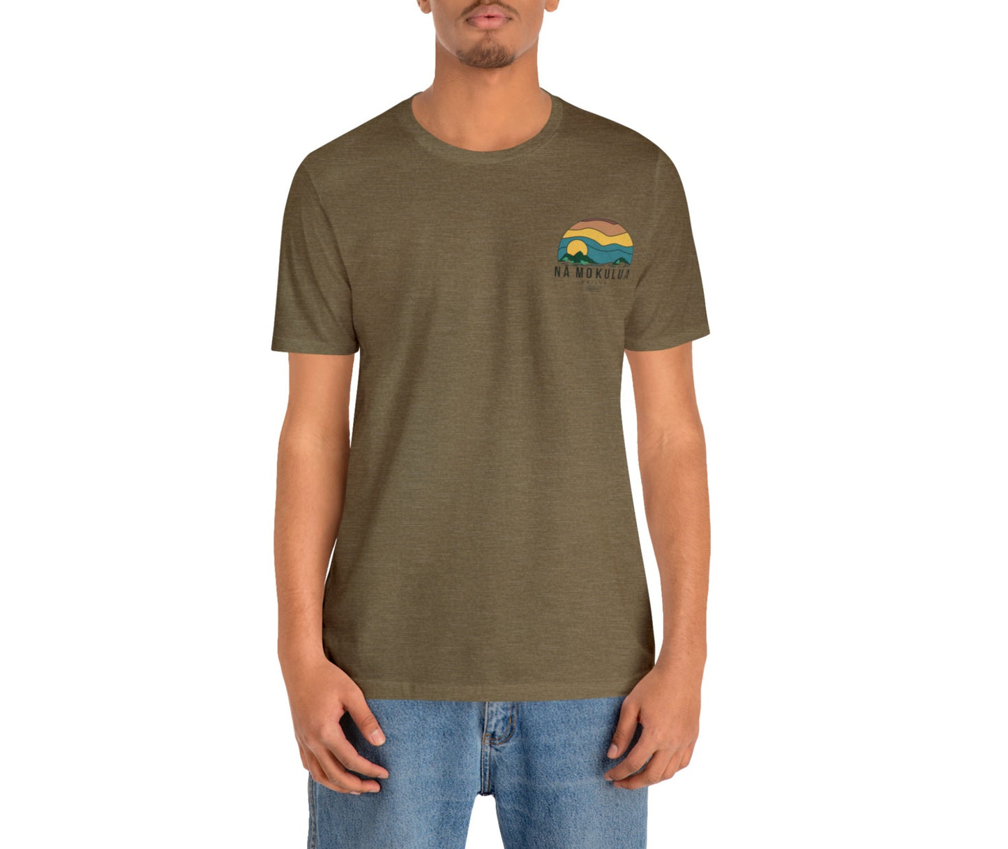 Nā Mokulua Wavy Unisex Jersey Short Sleeve Tee - Global Village Kailua Boutique