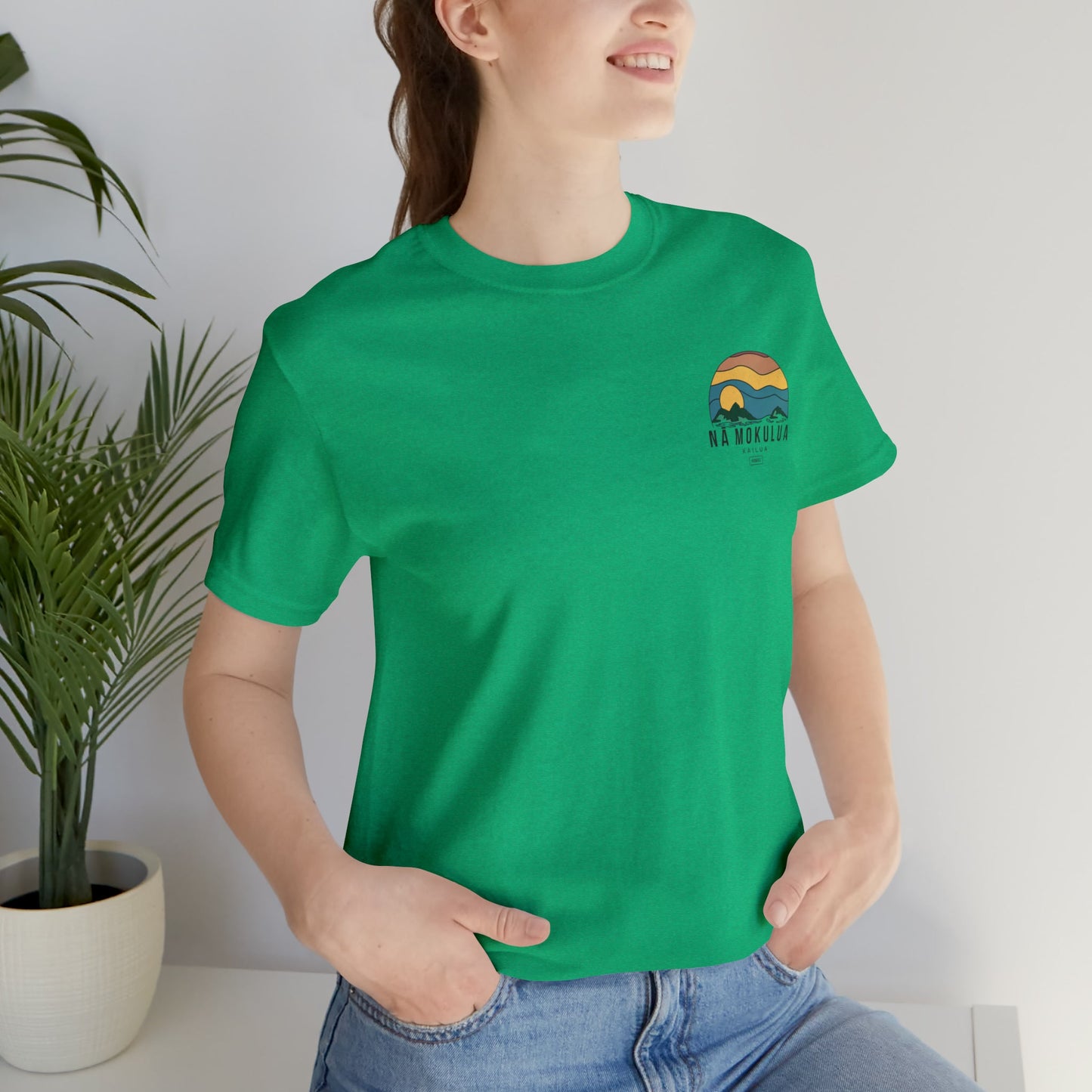 Nā Mokulua Wavy Unisex Jersey Short Sleeve Tee - Global Village Kailua Boutique