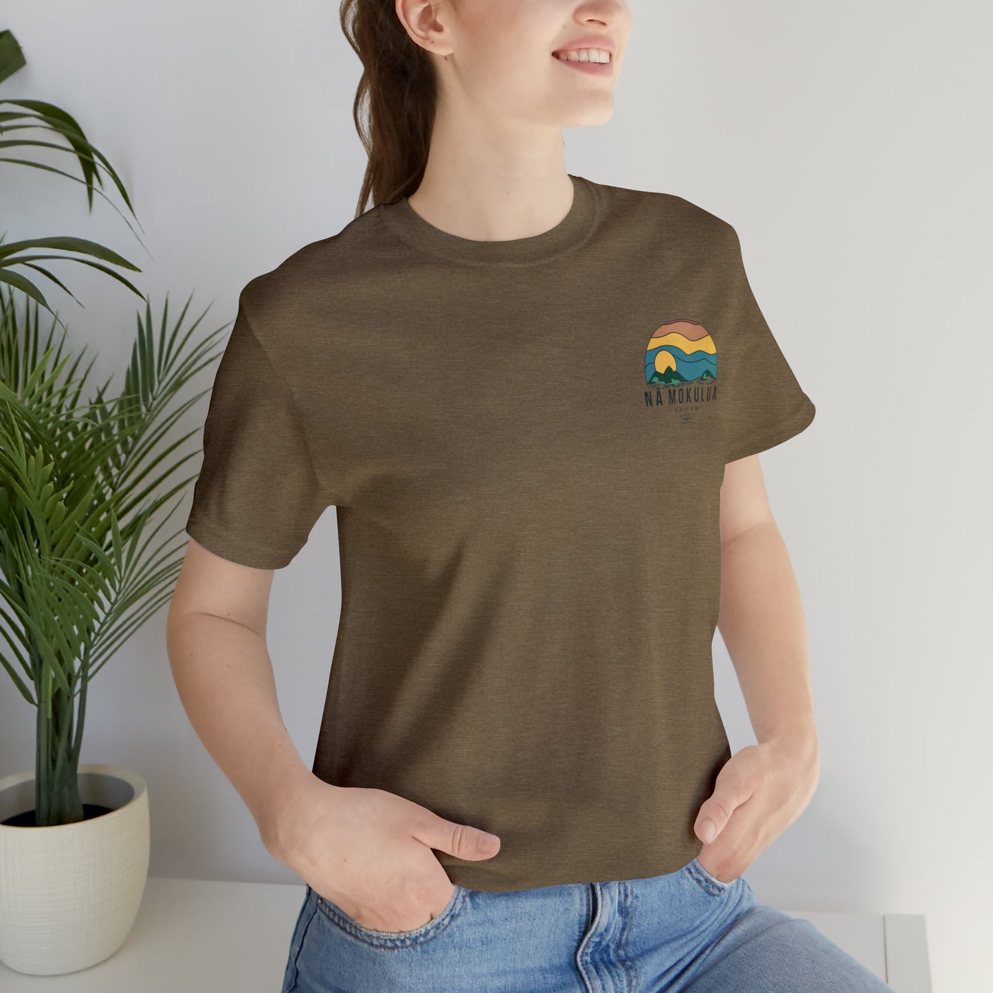 Nā Mokulua Wavy Unisex Jersey Short Sleeve Tee - Global Village Kailua Boutique