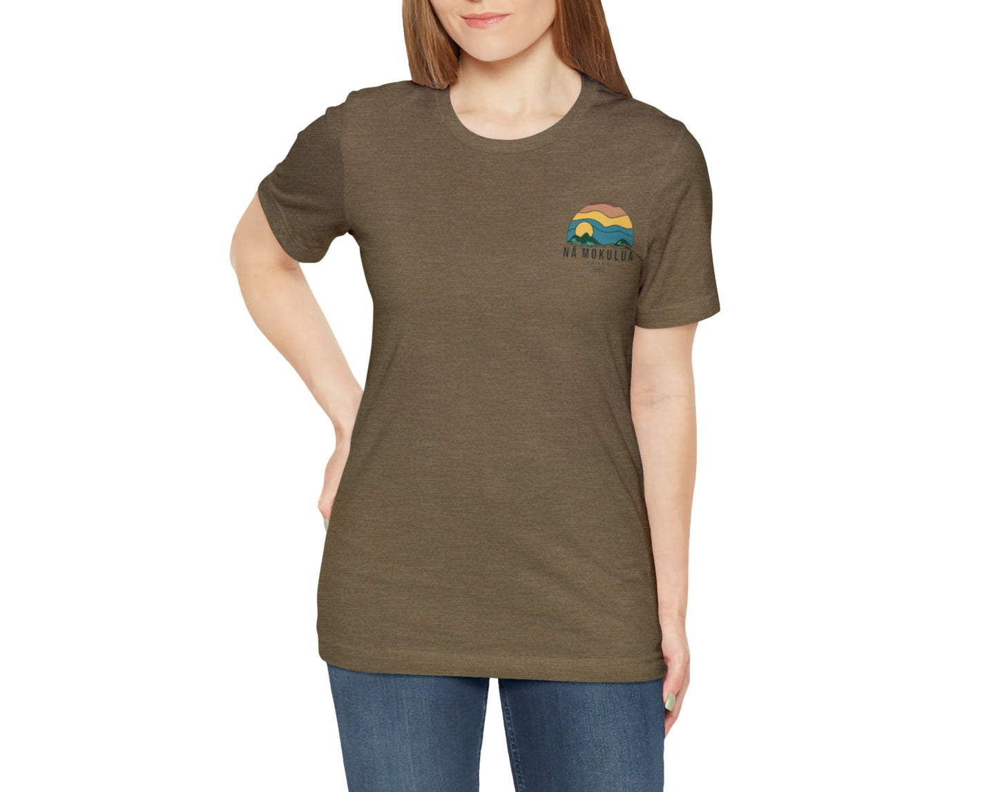 Nā Mokulua Wavy Unisex Jersey Short Sleeve Tee - Global Village Kailua Boutique