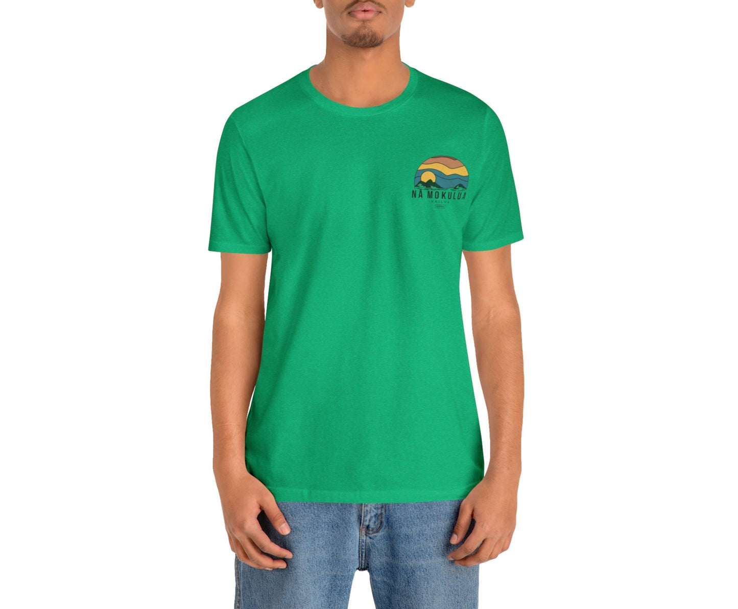 Nā Mokulua Wavy Unisex Jersey Short Sleeve Tee - Global Village Kailua Boutique