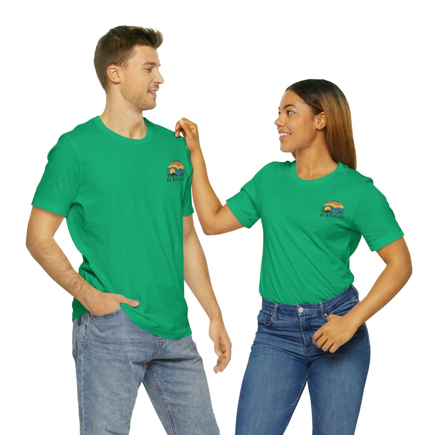 Nā Mokulua Wavy Unisex Jersey Short Sleeve Tee - Global Village Kailua Boutique