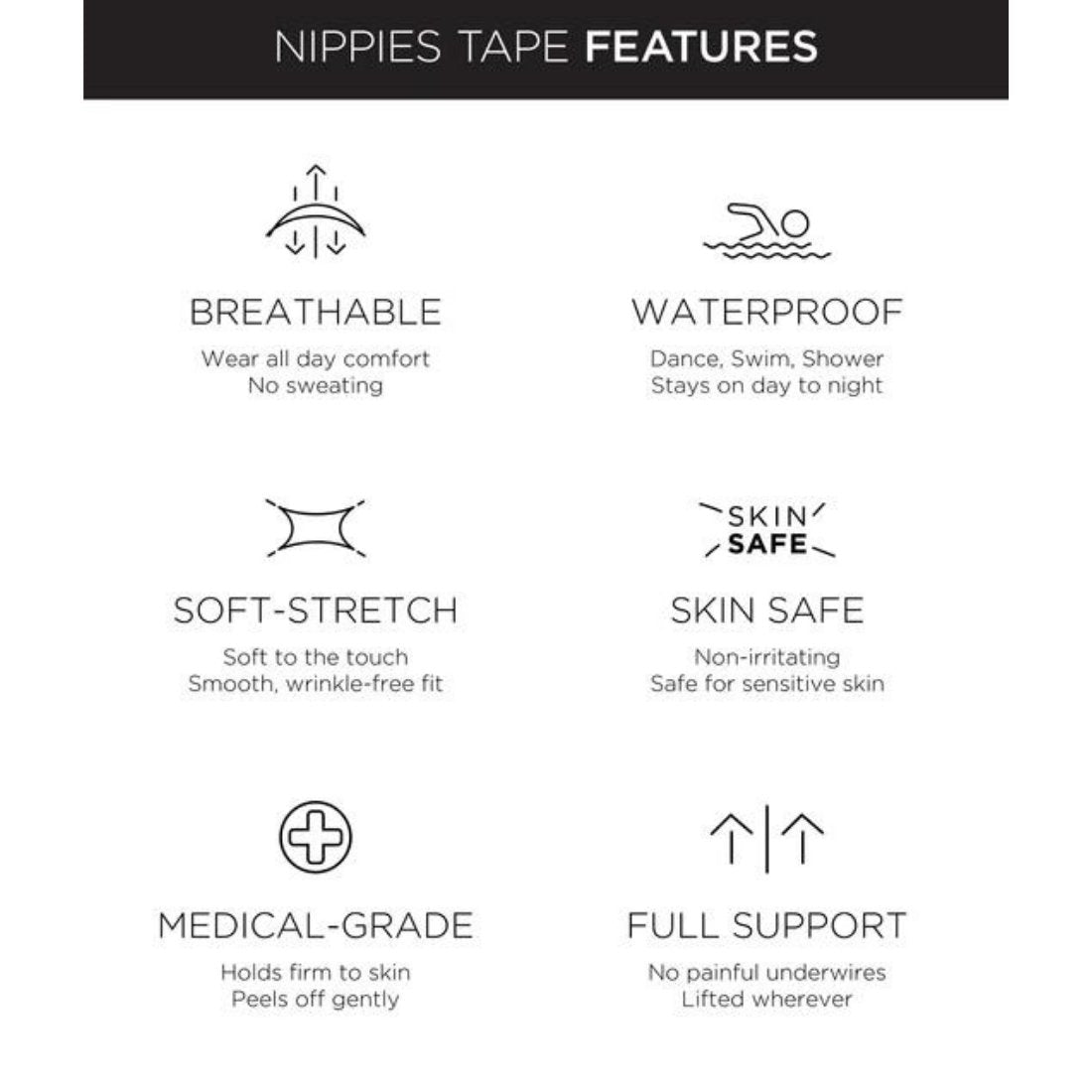 Nippies Breast Lift Tape Global Village Kailua Boutique