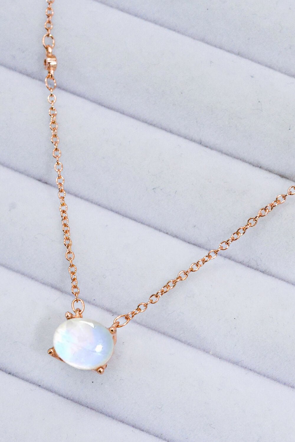 Oval Moonstone Pendant Necklace - Global Village Kailua Boutique