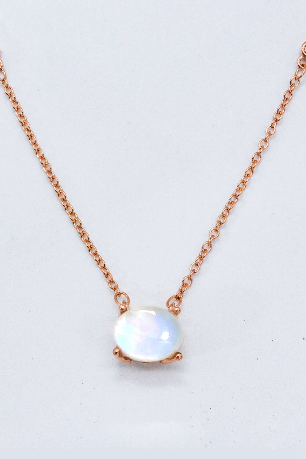 Oval Moonstone Pendant Necklace - Global Village Kailua Boutique