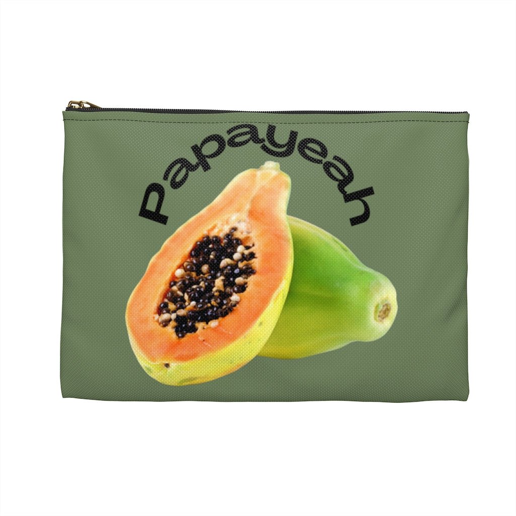Papaya Zip Pouch Global Village Kailua Boutique