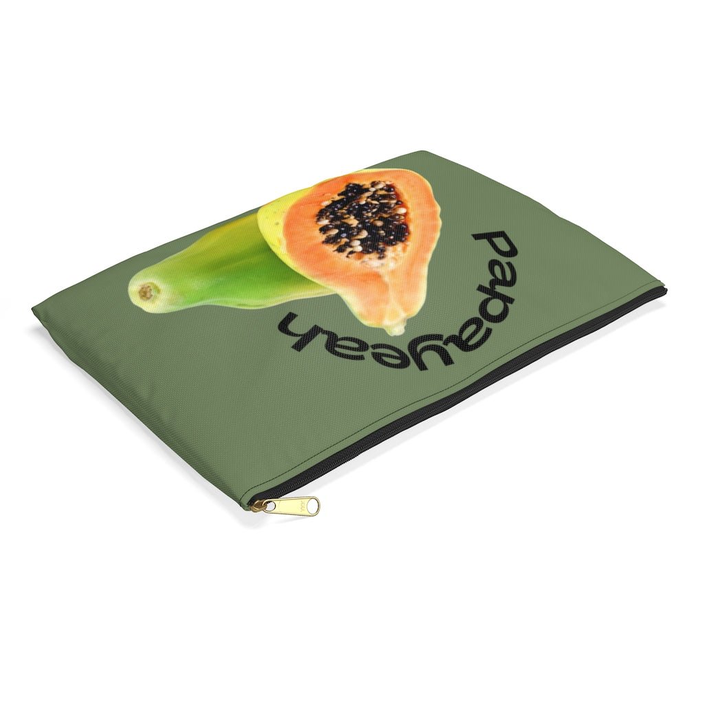 Papaya Zip Pouch Global Village Kailua Boutique