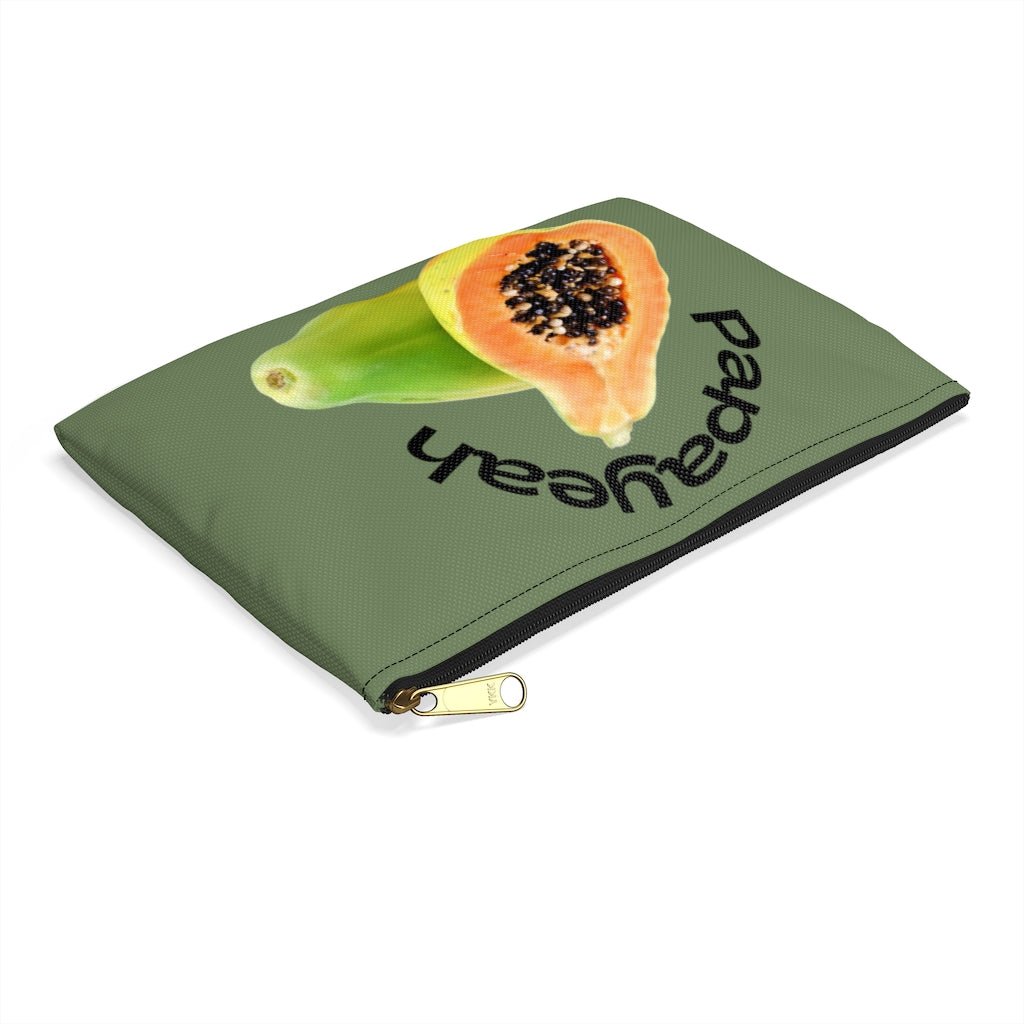 Papaya Zip Pouch Global Village Kailua Boutique