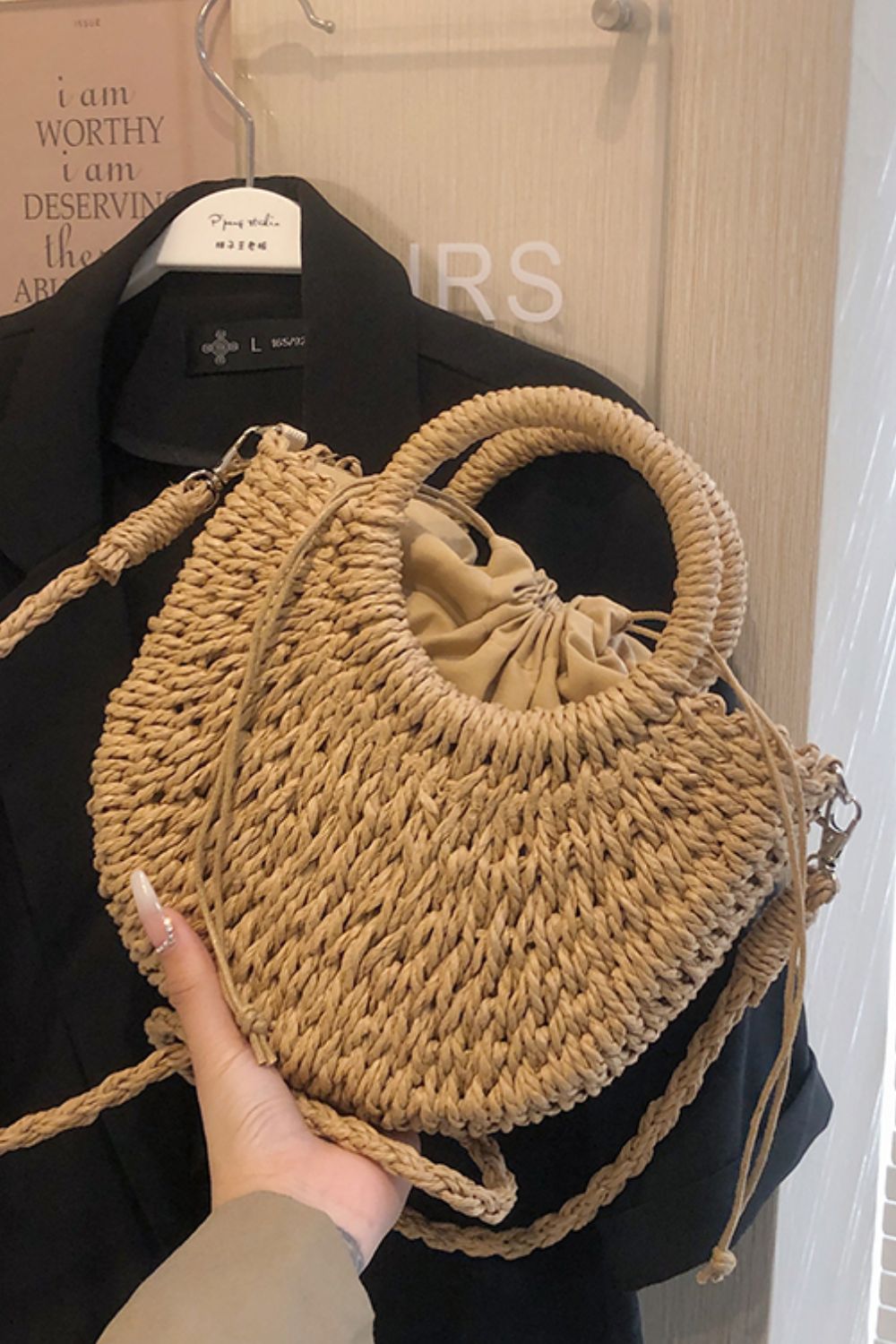 Paper Straw Crossbody Bag - Global Village Kailua Boutique