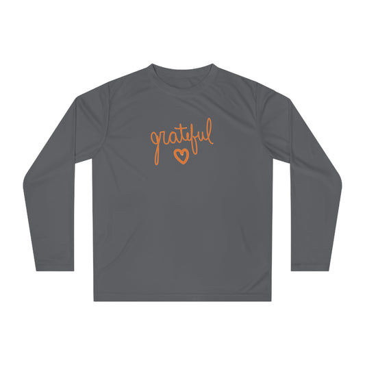Performance Long Sleeve Grateful Heart - Global Village Kailua Boutique