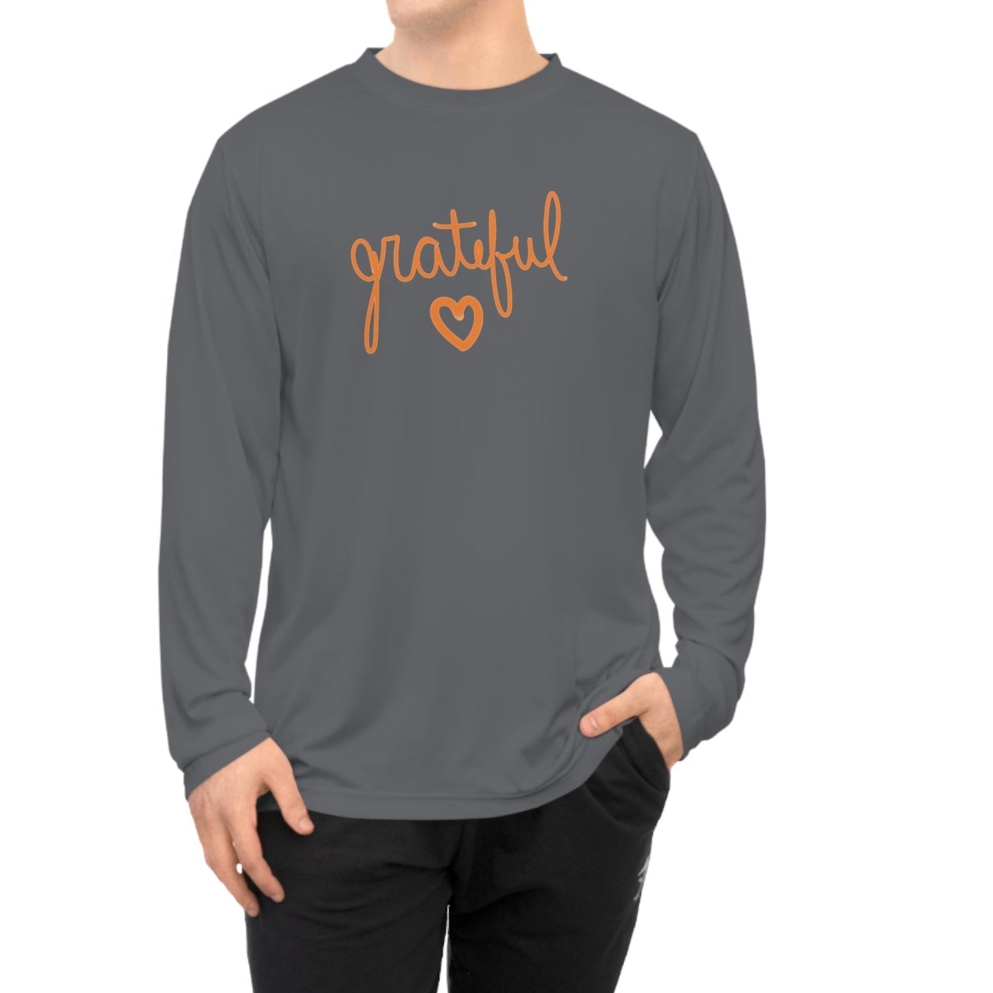 Performance Long Sleeve Grateful Heart - Global Village Kailua Boutique