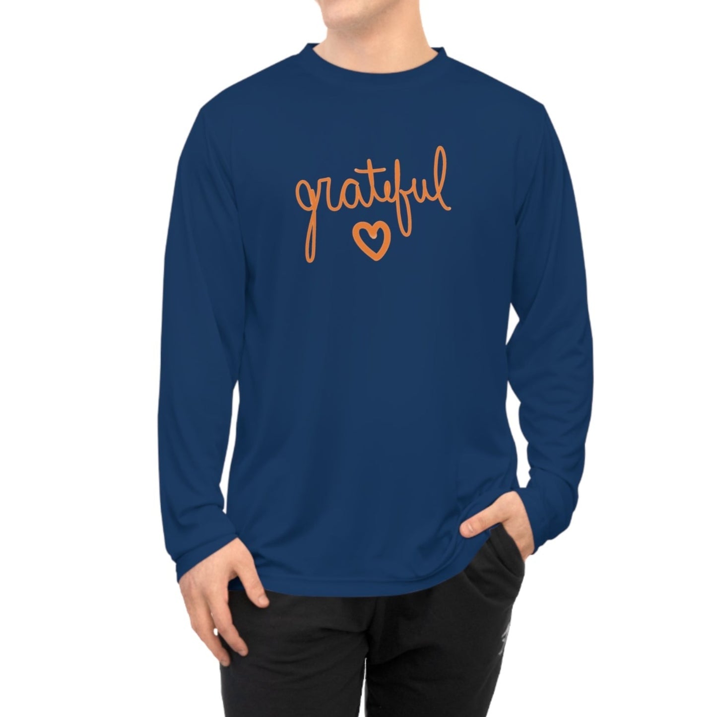 Performance Long Sleeve Grateful Heart - Global Village Kailua Boutique