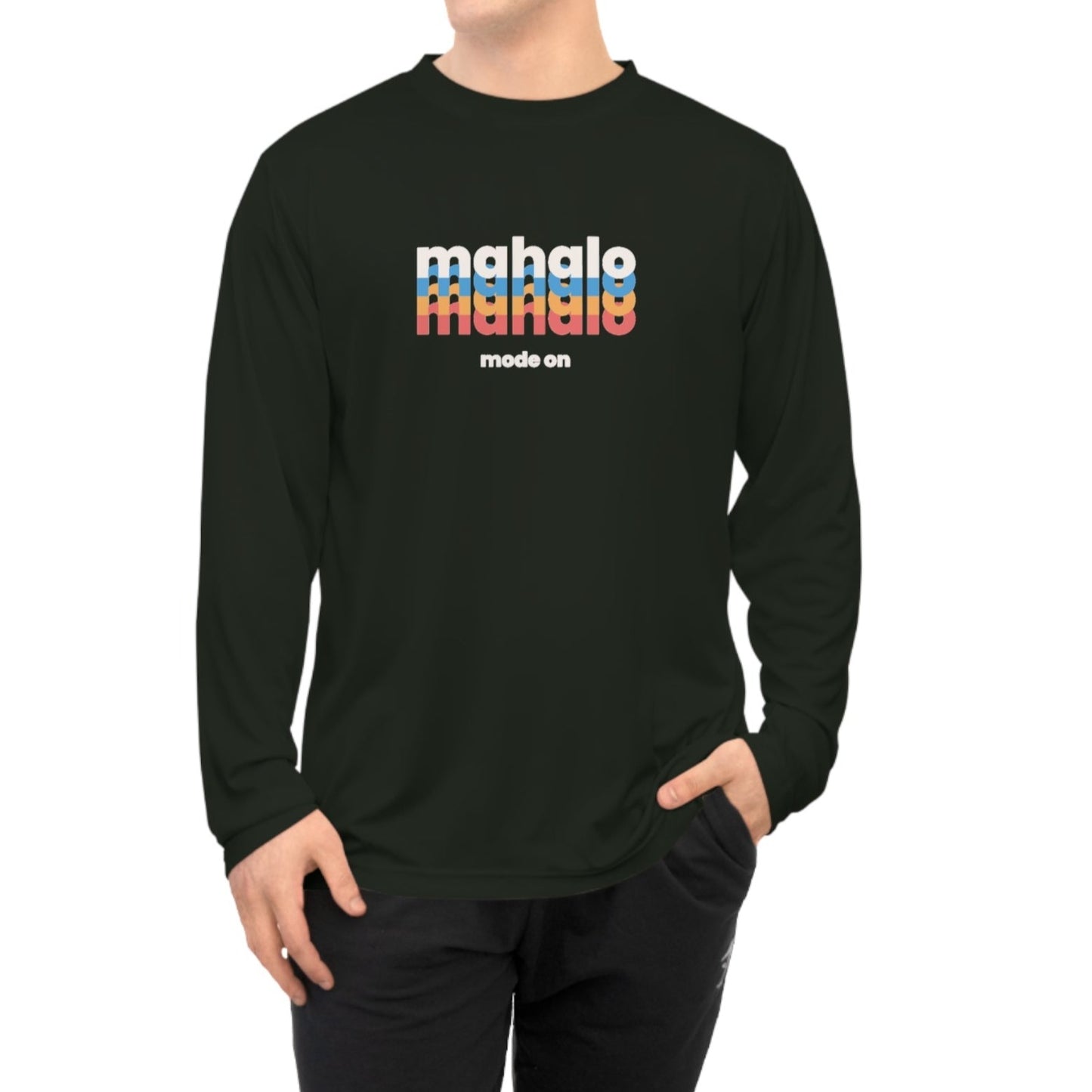 Performance Long Sleeve Mahalo Mode Multi - Global Village Kailua Boutique