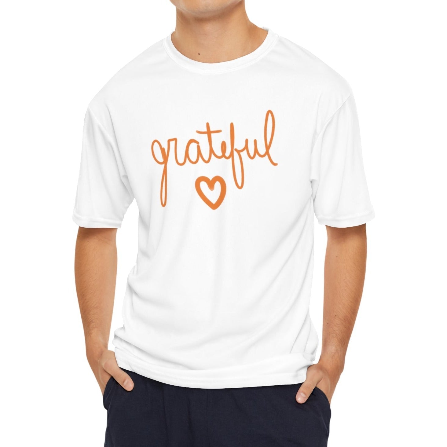 Performance Tee Grateful Heart - Global Village Kailua Boutique
