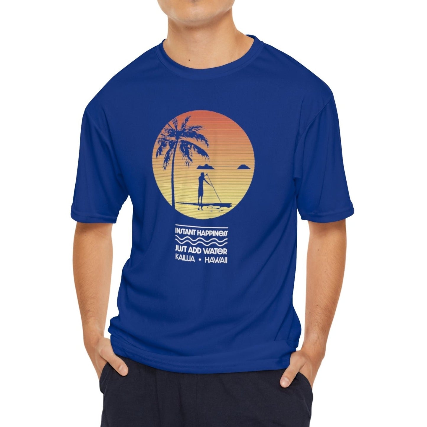 Performance Tee Instant Happiness - Global Village Kailua Boutique