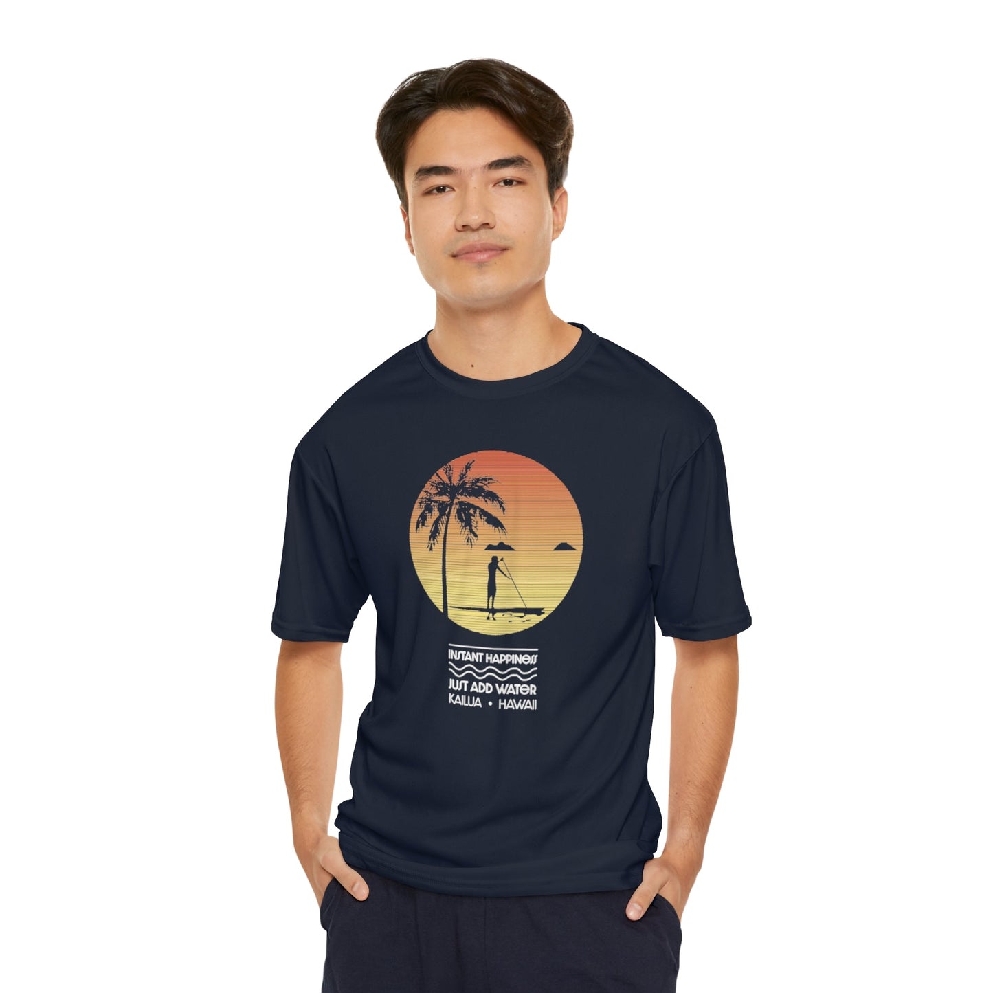 Performance Tee Instant Happiness - Global Village Kailua Boutique