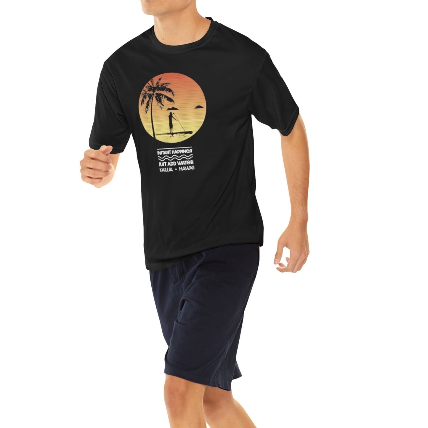 Performance Tee Instant Happiness - Global Village Kailua Boutique