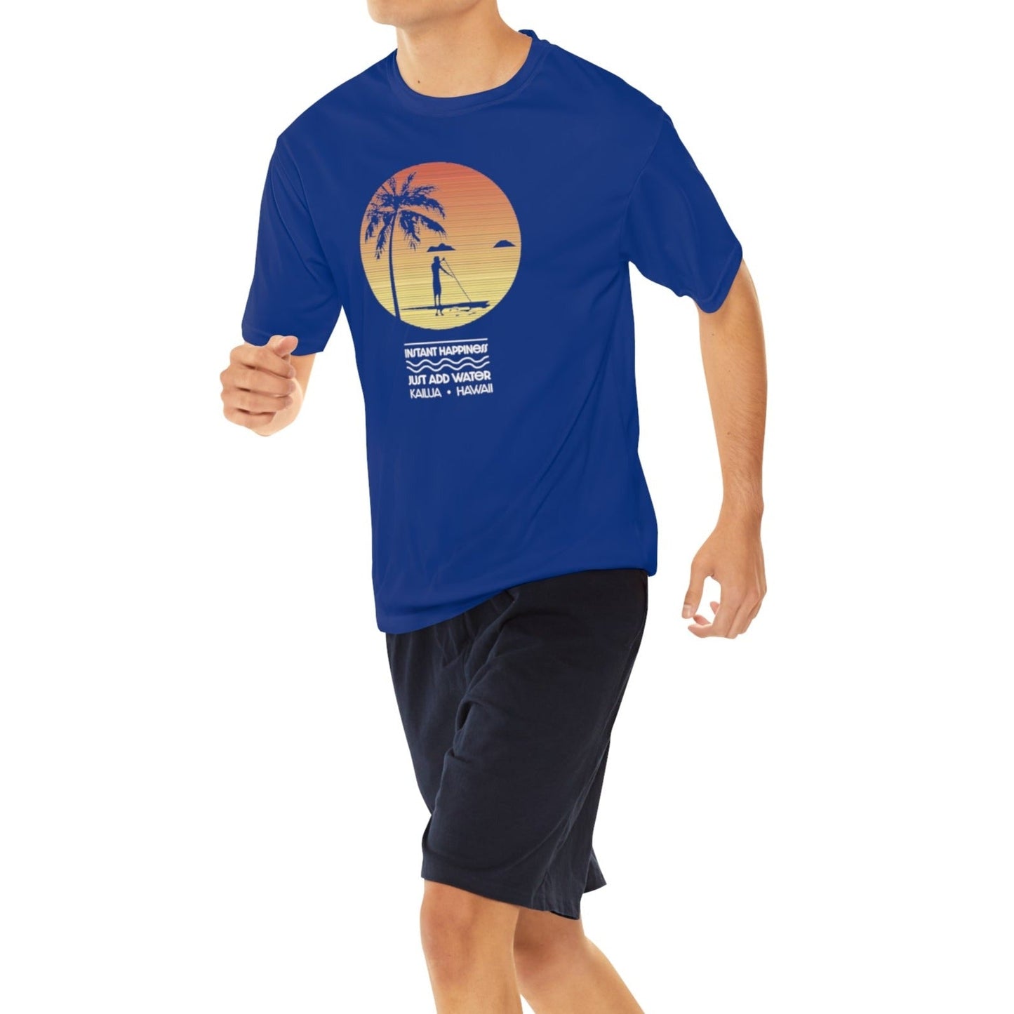Performance Tee Instant Happiness - Global Village Kailua Boutique