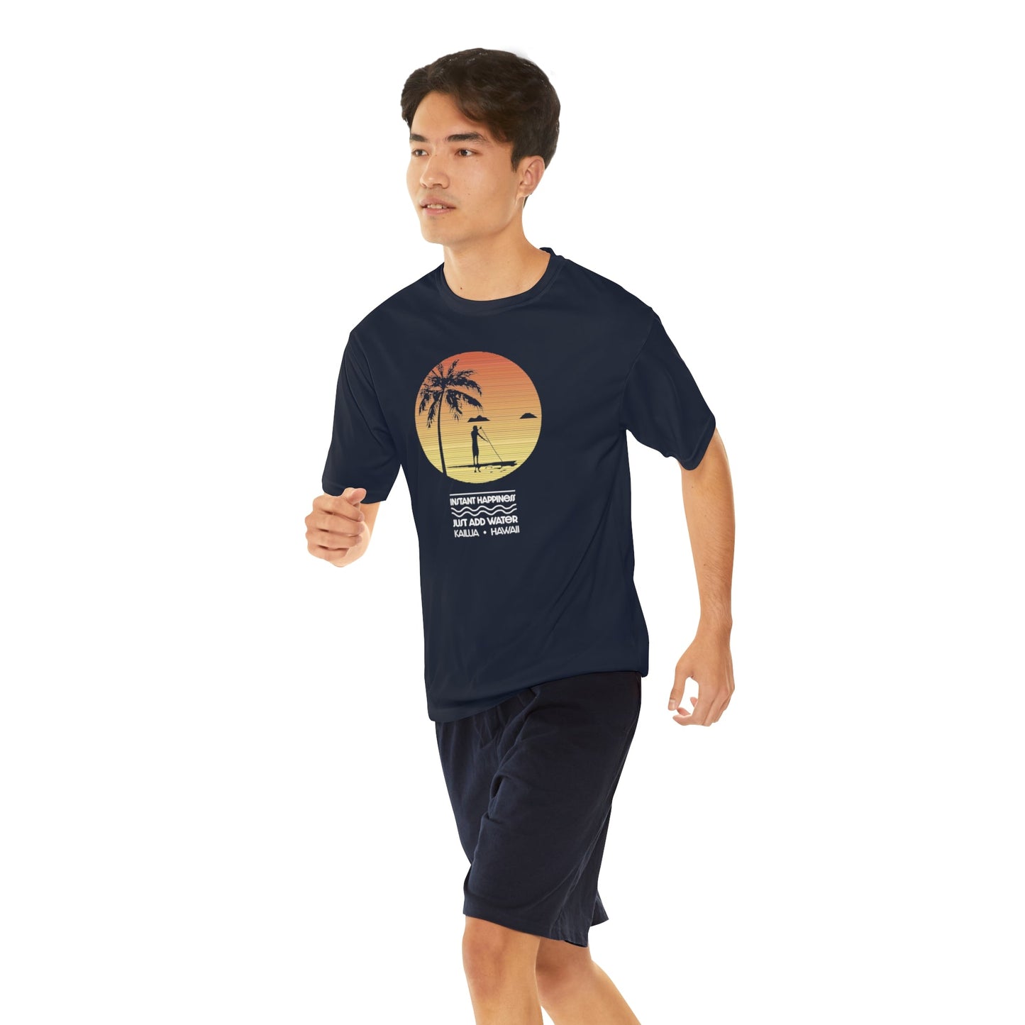 Performance Tee Instant Happiness - Global Village Kailua Boutique
