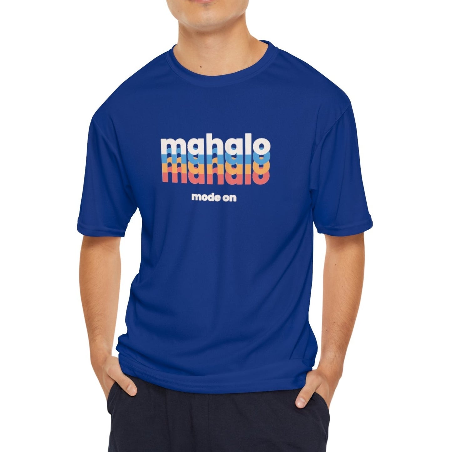 Performance Tee Mahalo Mode Multi - Global Village Kailua Boutique