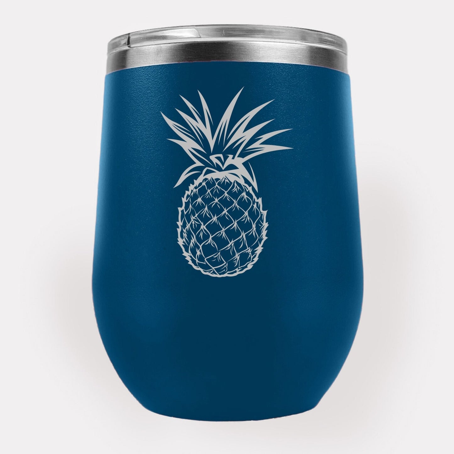 Pineapple 12oz Etched Tumbler Global Village Kailua Boutique