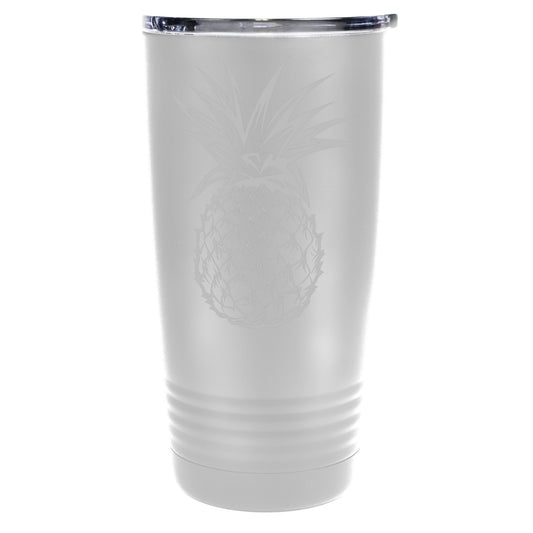 Pineapple 20oz Etched Tumbler Global Village Kailua Boutique