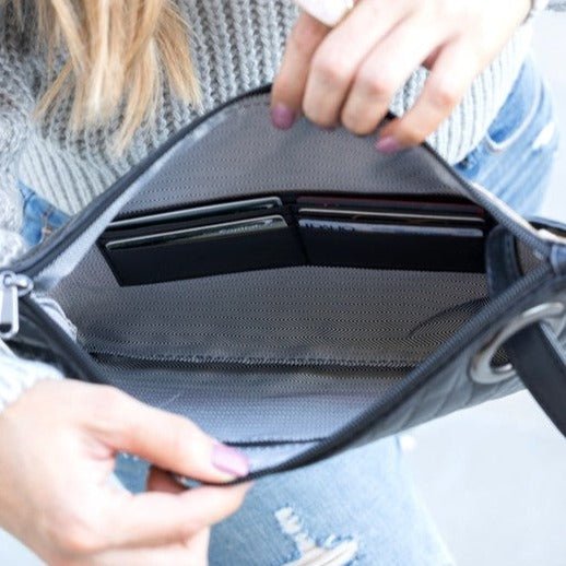 Quilted Wristlet Clutch Global Village Kailua Boutique