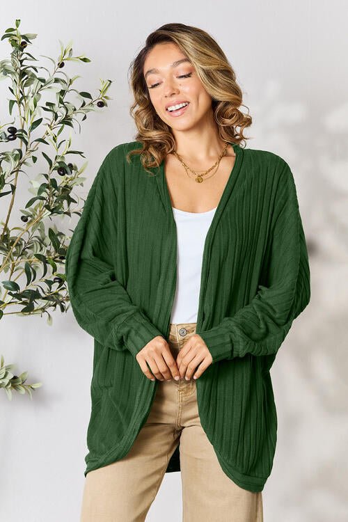 Ribbed Cocoon Cardigan Global Village Kailua Boutique
