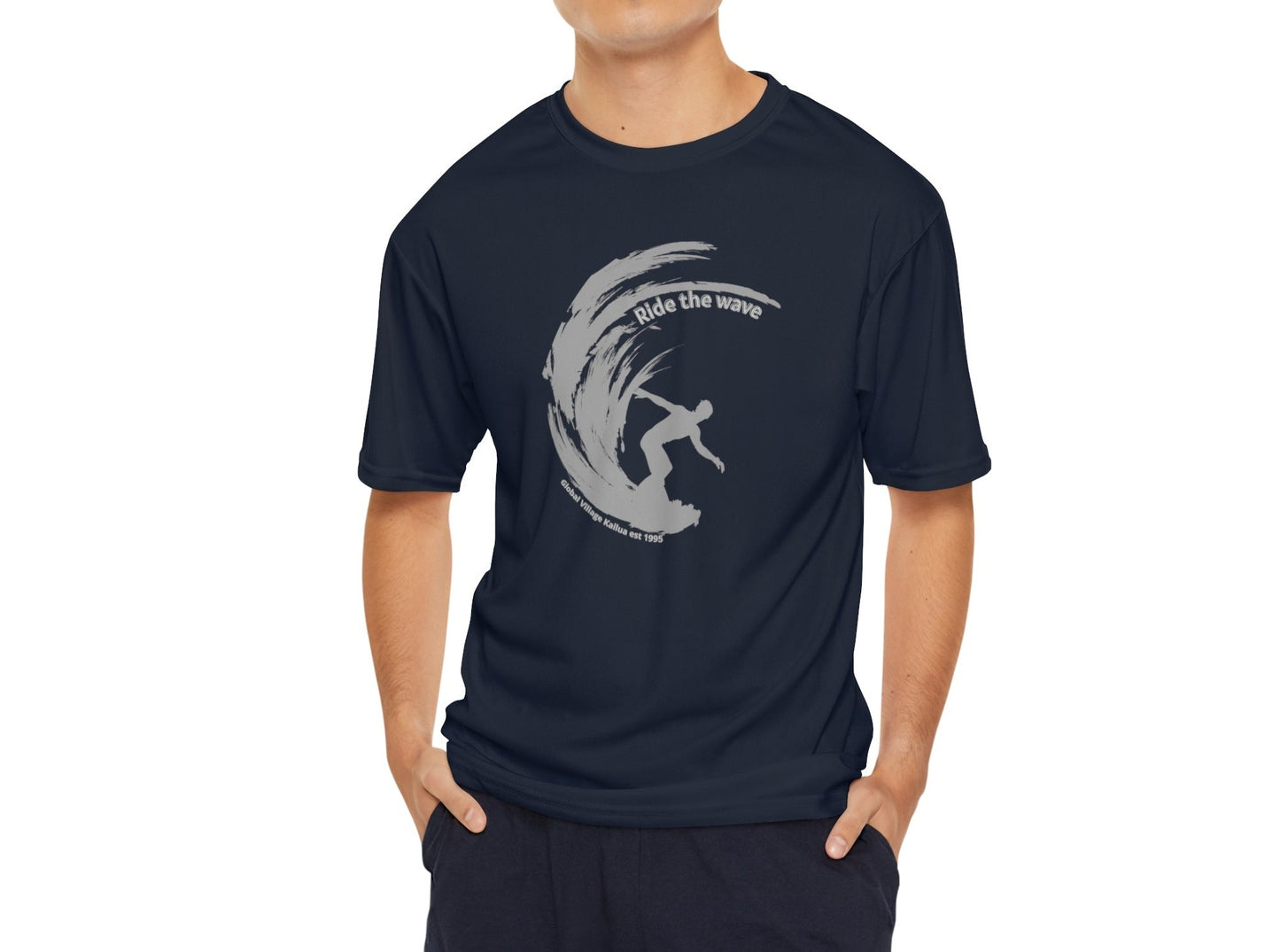 Ride the Wave Performance T-Shirt - Global Village Kailua Boutique