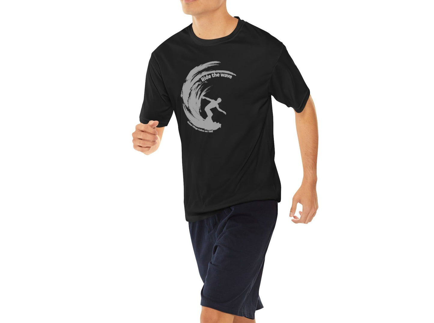 Ride the Wave Performance T-Shirt - Global Village Kailua Boutique