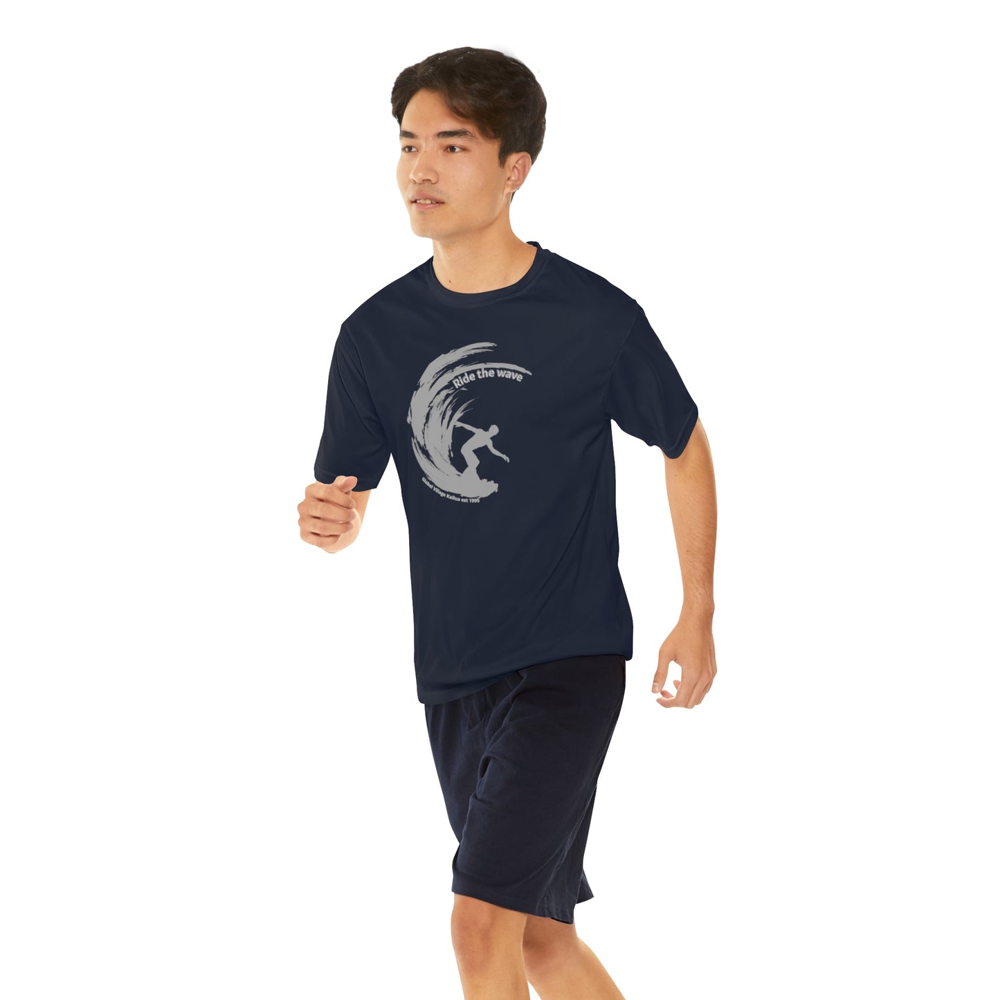 Ride the Wave Performance T-Shirt - Global Village Kailua Boutique