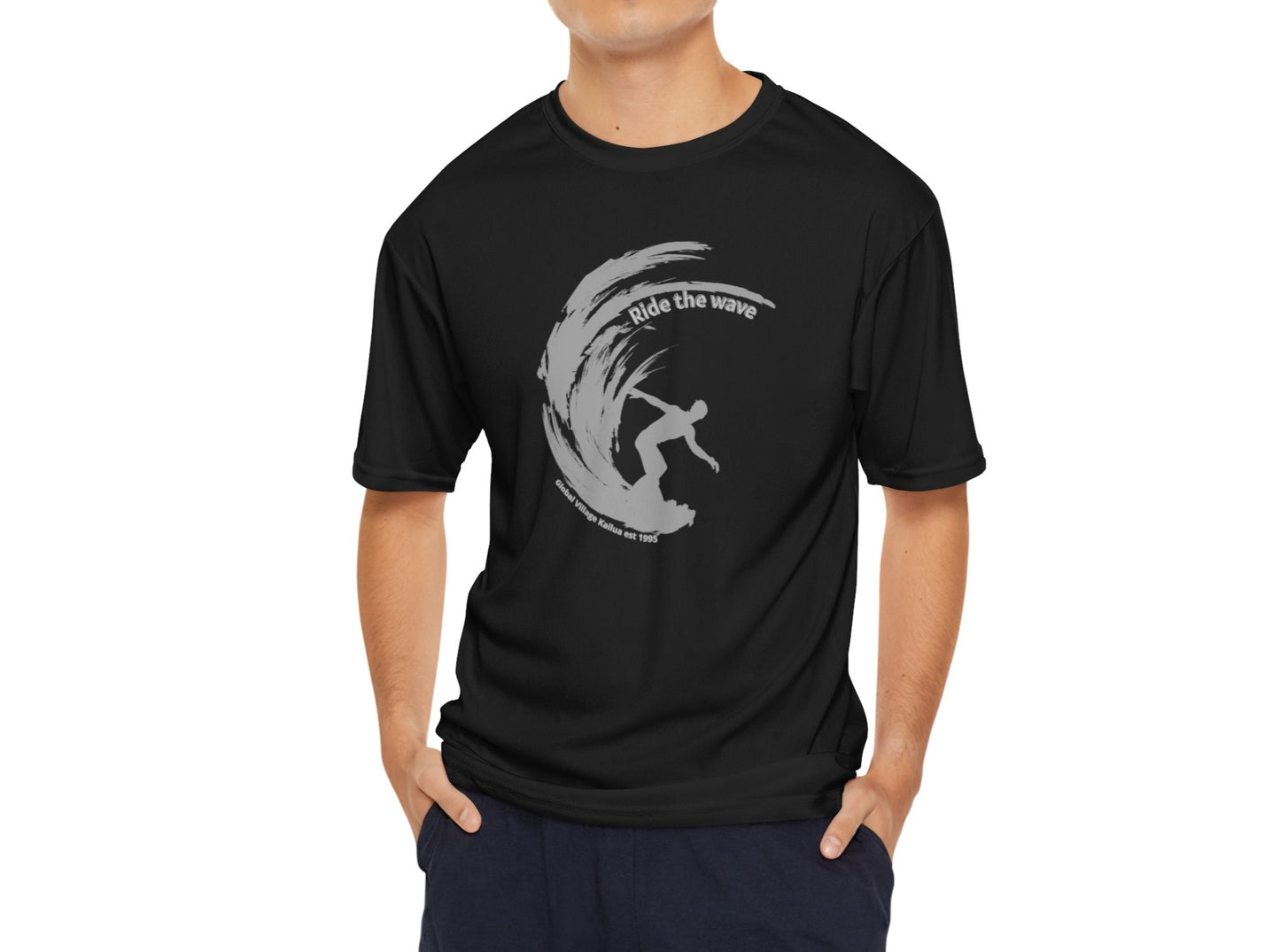 Ride the Wave Performance T-Shirt - Global Village Kailua Boutique