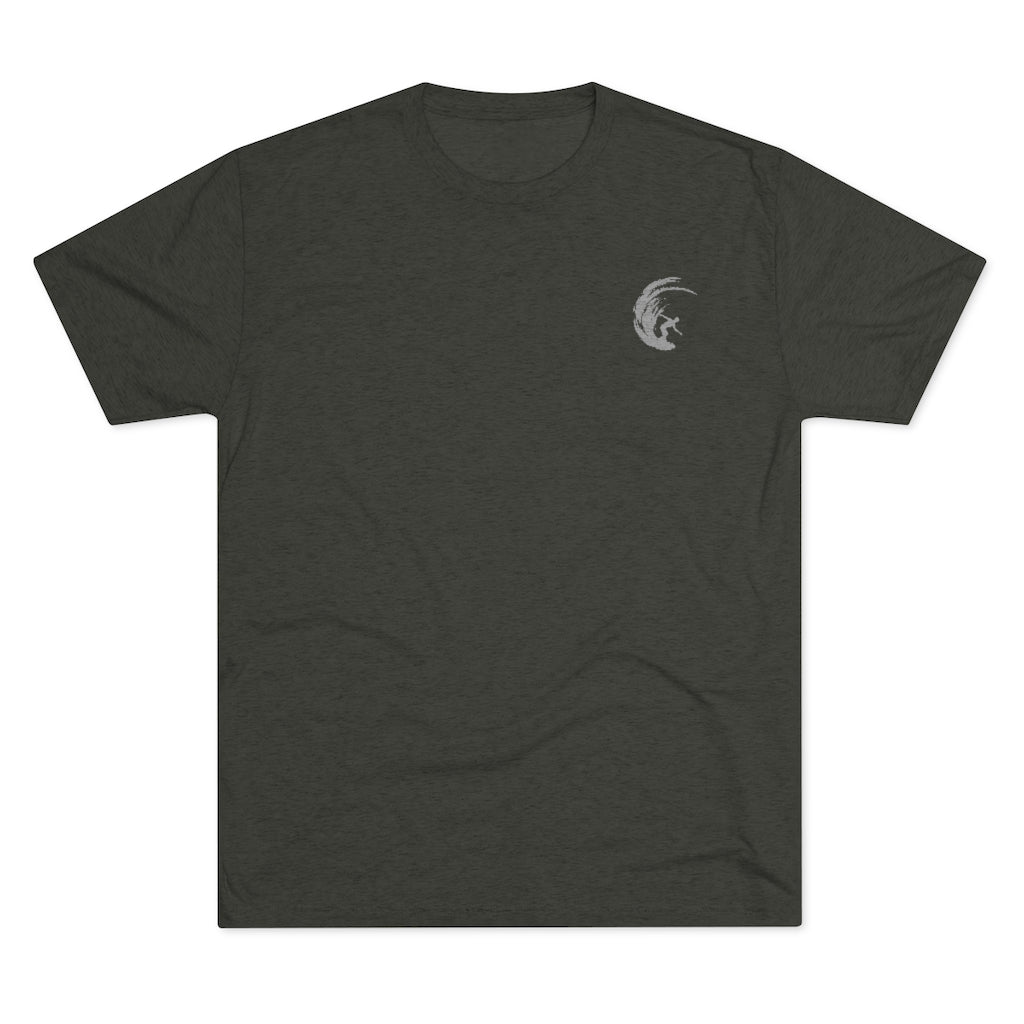 Ride the Wave Unisex Triblend Crew Tee Global Village Kailua Boutique