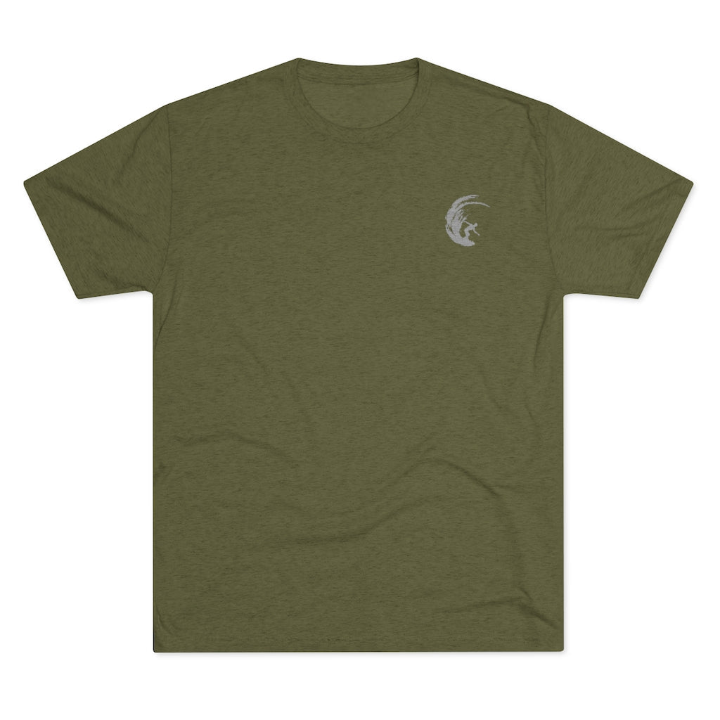 Ride the Wave Unisex Triblend Crew Tee Global Village Kailua Boutique