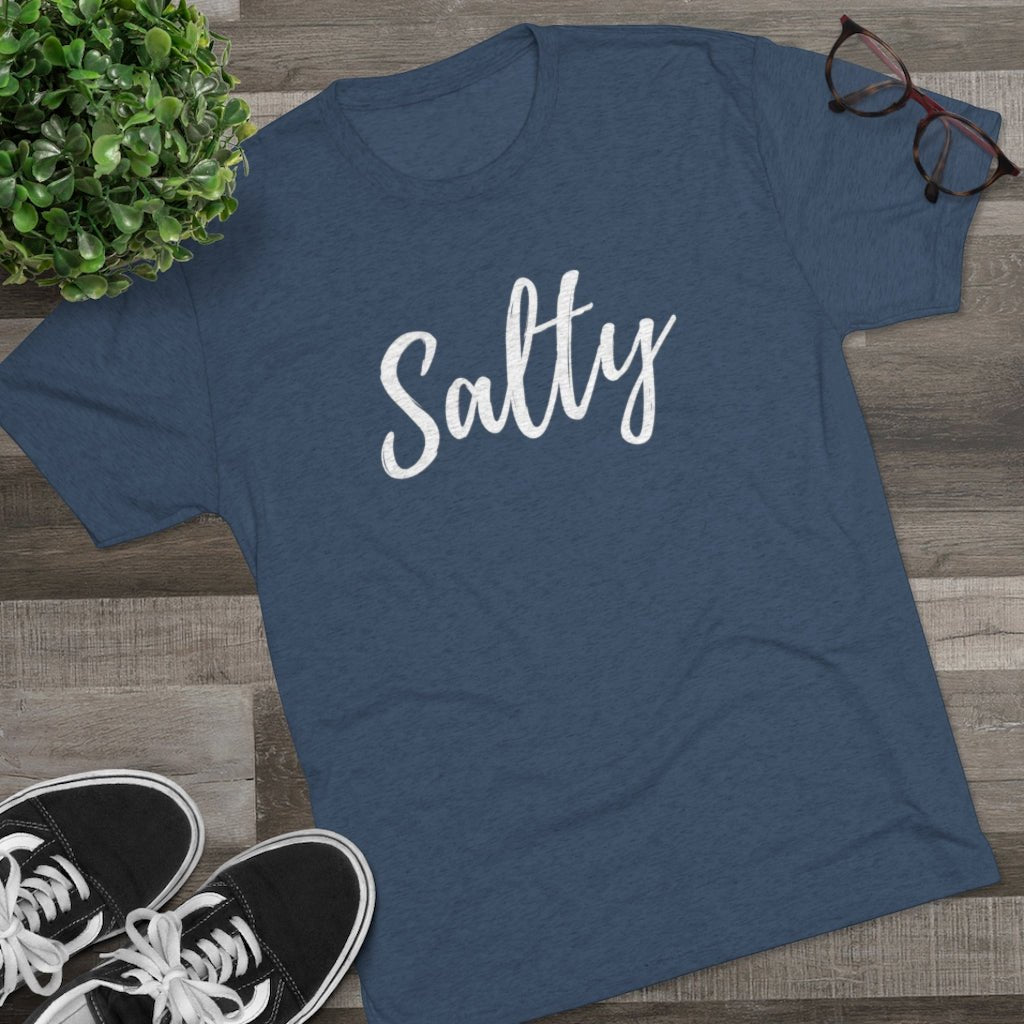 Salty Triblend Crew Tee Global Village Kailua Boutique